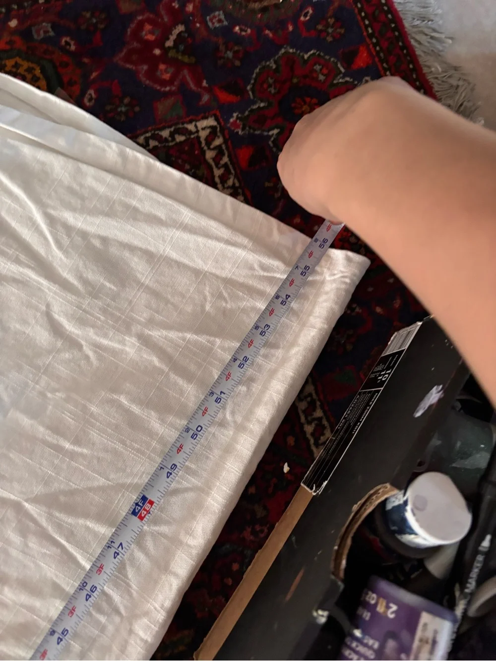 IKEA RITVA curtains 2 panels 56x96 100%cotton